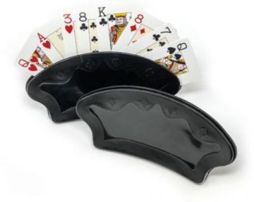 Card Holders: Handy Plastic Card Holders, Set of 2 (both Black), Holds up to 15 Cards
